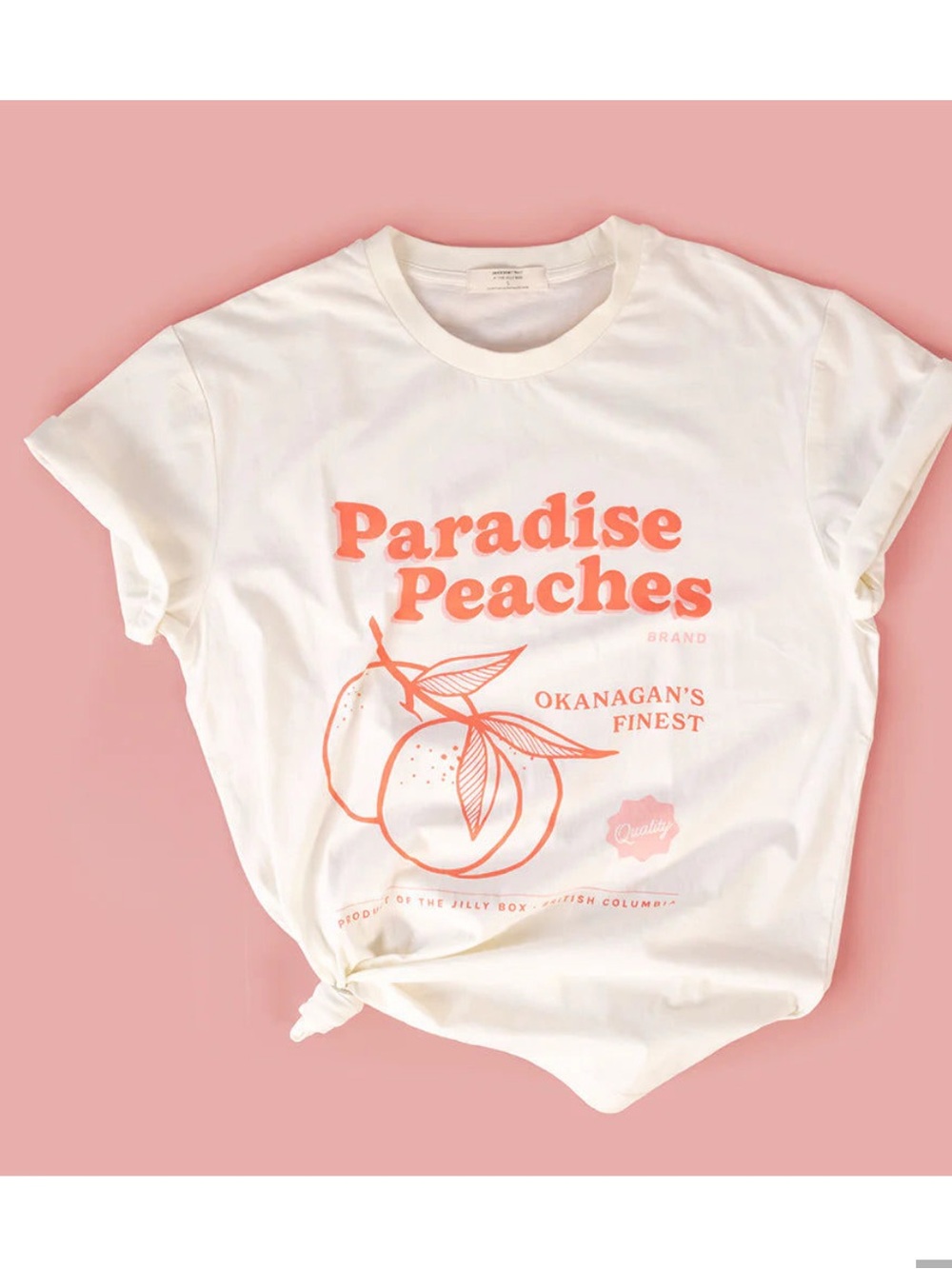 Jackson Rowe x Jilly Box Paradise Peaches T shirt